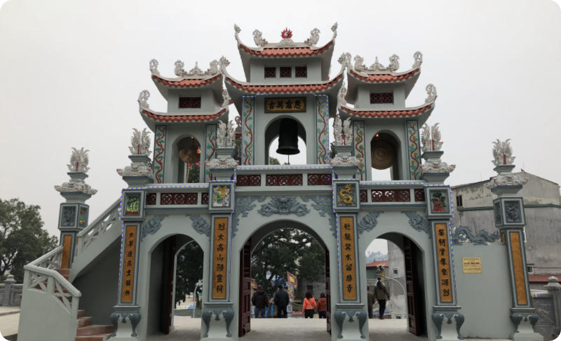 Le temple de Ba Chu Kho